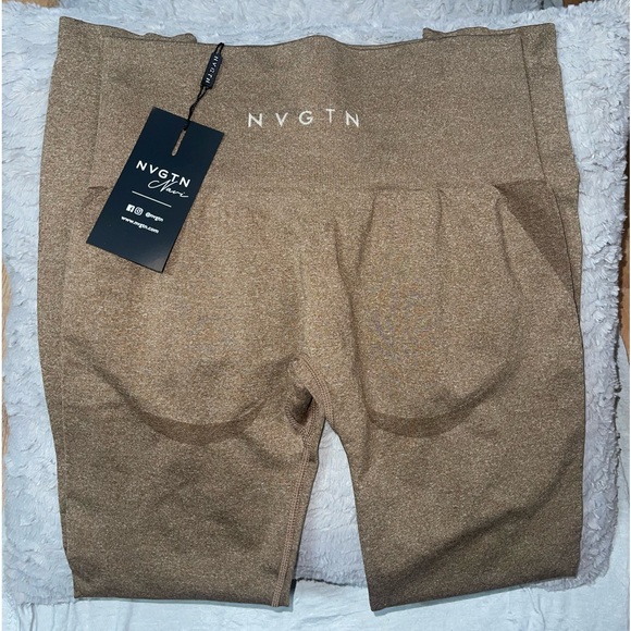Mocha seamless NVGTN leggings BRAND NEW - Picture 2 of 3
